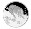 2007中国丁亥（猪）年金银纪念币1盎司圆形银质纪念币