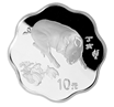 2007中国丁亥（猪）年金银纪念币1盎司梅花形银质纪念币